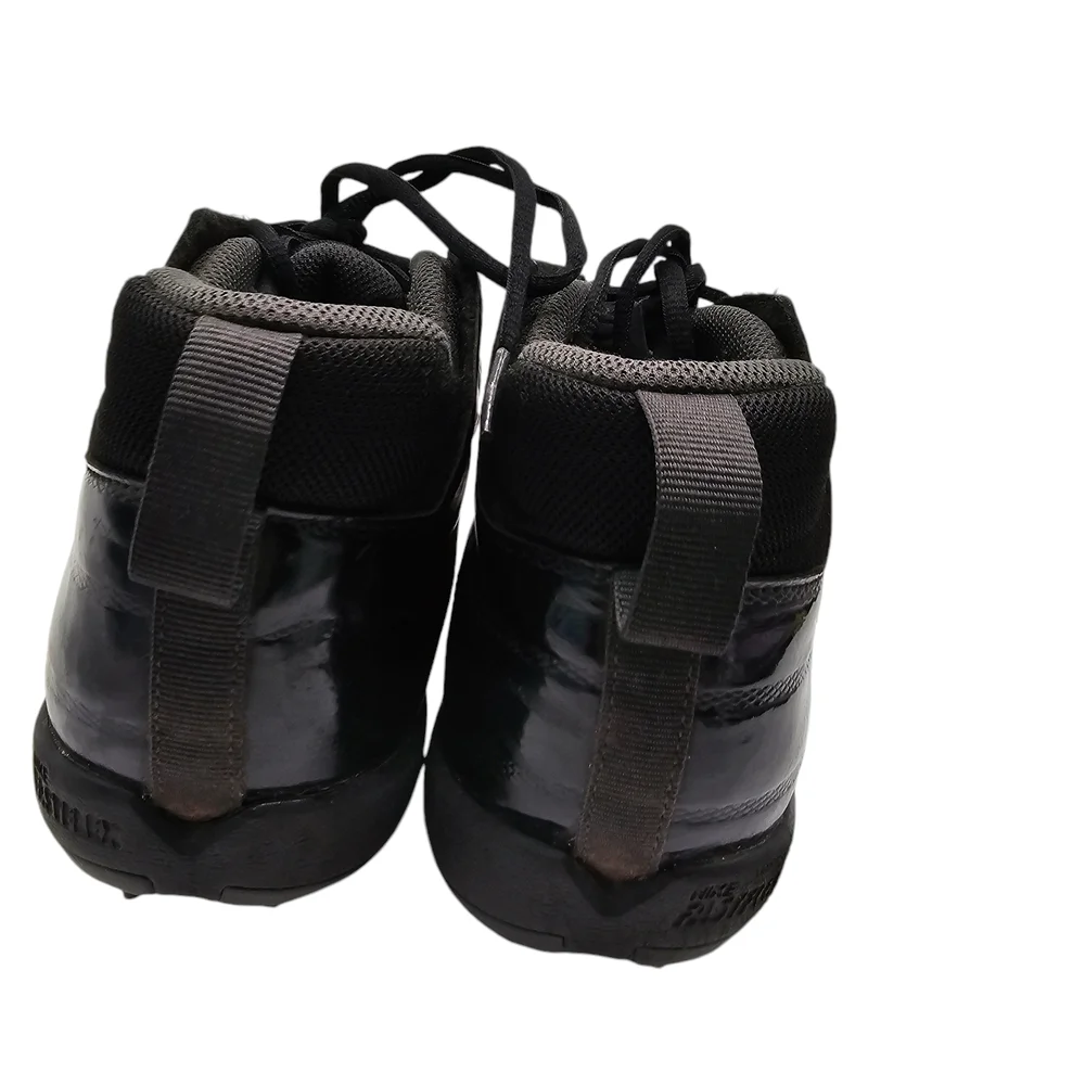 Nike Alpha Fastflex Black and White High-Top Athletic Cleats‎